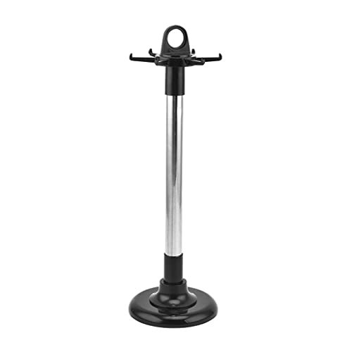 QIXIAMO Swivel Kitchen Utensils Stand with 6 Hooks Holder