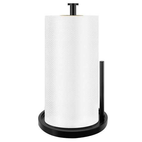 Paper Towel Holder Countertop, Standing Paper Roll Holder...