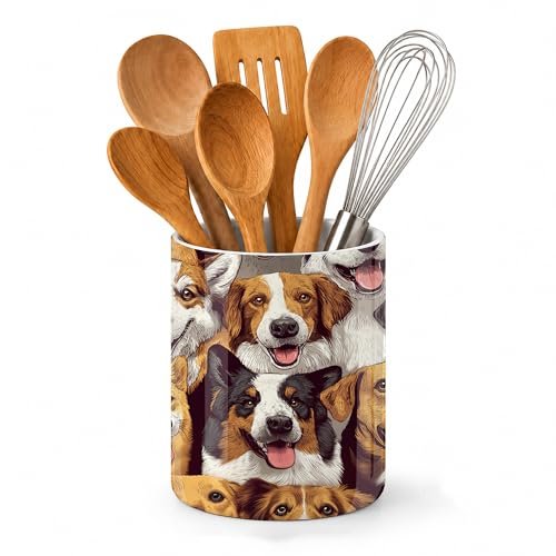 Axxitude Cute Dog Utensil Holder for Countertop,Funny...