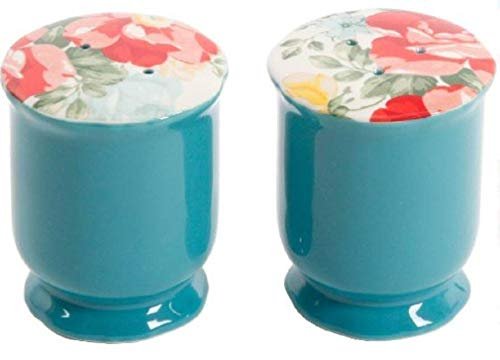 The Pioneer Woman Vintage Floral Ceramic Salt and Pepper Set