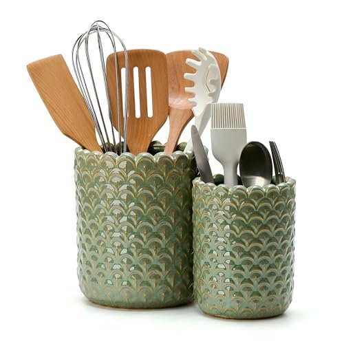 JIEMEI HOME Kitchen Utensil Holder, Large 7.5